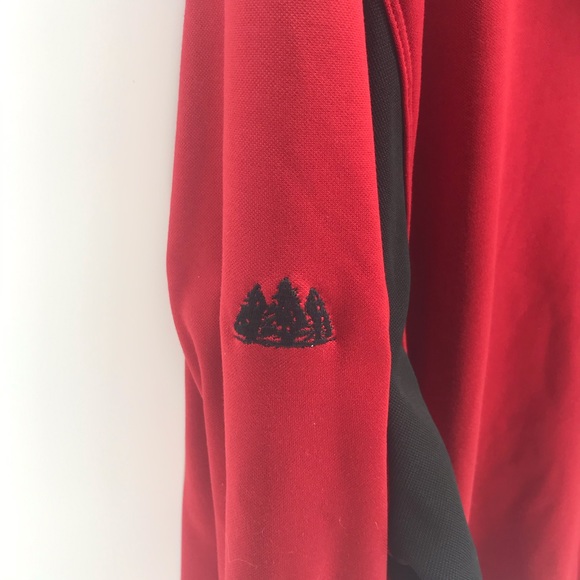 Red Nike Golf 1/2 Zip Pullover Men’s XL - Picture 5 of 6